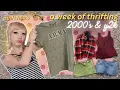 WEEK OF THRIFTING 2000 s Y2K clothing hauls vintage market prep thrift roadtrips