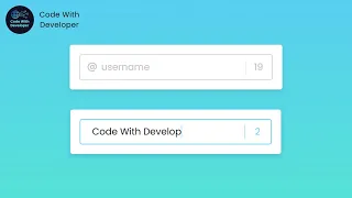 Limit Input Characters using HTML CSS JavaScript