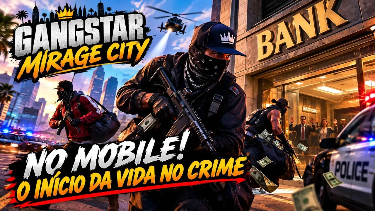 GANGSTAR MIRAGE CITY NO MOBILE! O INÍCIO DA VIDA NO CRIME