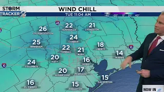 11 am update: Houston area reporting several inches of snow