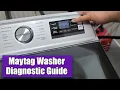 Maytag Washer Service Menu Access - HMI Tests System Resets