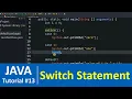 Java Tutorial - Switch case in Java Programming