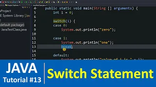 Java Tutorial - Switch case in Java Programming