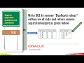 Subscriber Comments Reply 58 SQL to remove duplicate values within row of data