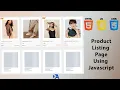 E-commerce Card UI in JavaScript How To Make product Card UI design using CSS and JavaScript