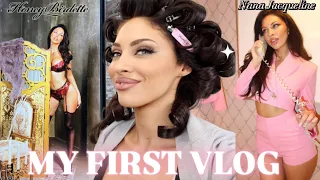 MY FIRST VLOG Life as a Model in LA w Nana Jacqueline Honey Birdette Fashion Nova