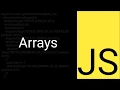 JavaScript tutorial part 4 Arrays