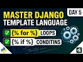 Day 5 Master Django Template Language Loops Conditions Passing Objects By Ashwath M Shetty