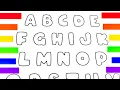 Learning ABC s Coloring Pages How To Color The Alphabet
