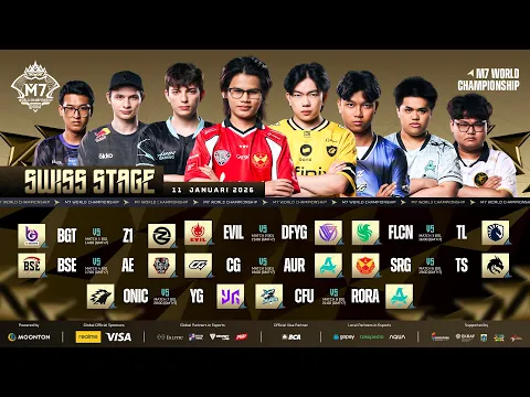Video Thumbnail: 🔴 LIVE | SWISS STAGE HARI 2 | M7 World Championship | (ID)