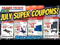 Harbor Freight JULY Super Coupons 2026 Mid-Month Flyer
