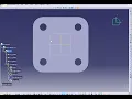CATIA V5 for Beginners Edge Fillet Hole Rectangular Pattern - 2