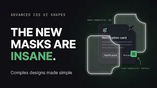 Modern CSS Masking Build Advanced UI Shapes Without Extra Elements