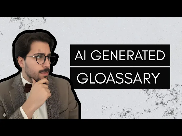 Thumbnail for Generate Glossary Pages with AI in FlowHunt