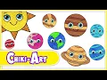 How to Draw Planets and Solar System Drawing Coloring For Kids Chiki Art
