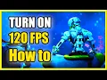 How to TURN ON 120 FPS Mode in Overwatch 2 on PS5 Xbox Series X Fast Tutorial