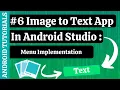 IMAGE to TEXT app in ANDROID STUDIO Text Recognition app Android Tutorials