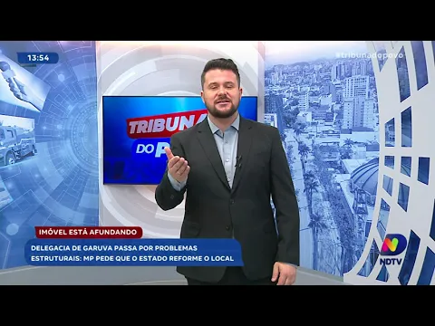 Situação crítica: delegacia de Garuva apresenta problemas estruturais e corre risco