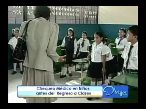 Chequeo médico en niños antes del regreso a clases