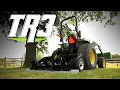 TR3 Rake - Arena Drag Driveway Grader Landscape Rake For Compact Tractors By ABI Attachments