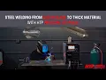 Steel Welding from thin to thick with Freedom 250 Pulse