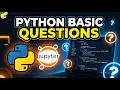 PYTHON QUESTIONS PART 1