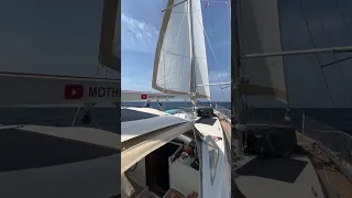 Chilled downwind sailing in Thailand #sailing #sailingfamily