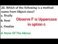 Core Java MCQs For Placement PerfectJava