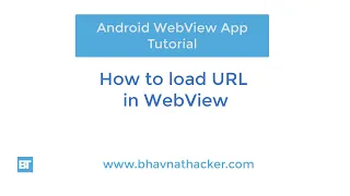 How to load URL in WebView in Android Android WebView App Tutorial