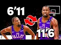 NBA But Players Heights Are Reversed