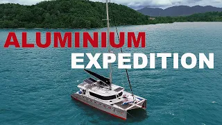 FULL BOAT TOUR of our ALUMINIUM CATAMARAN