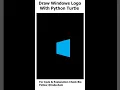 Draw Windows Logo Using Python