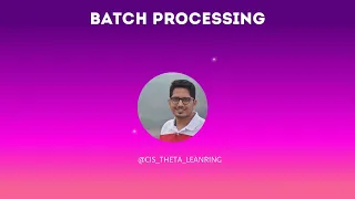 Batch Processing in Operating Systems