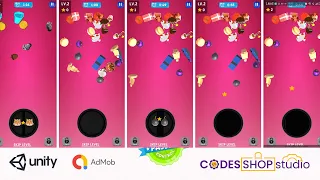 Match 3D Unity Source Code 3D Game puzzle Game