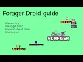 Forager - Droids explained in 1 minute