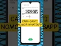Cara Ganti Nomor WhatsApp #gantinomorwhatsapp #ubahnomorwhatsapp #nomorwhatsapp #tutorialwhatsapp