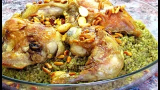 فريكه الدجاج اللبنانيه الشهيره بابسط طريقه 