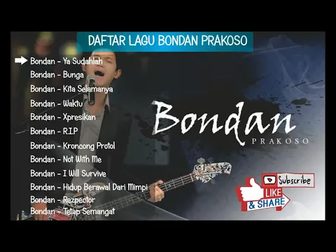 Download MP3 Full Album Bondan Lagu Pilihan Bondan Prakoso Enak Di Dengar Saat Kerja