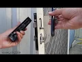 How to Replace Change Security Door Lock - Without Key