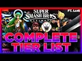 The COMPLETE 2026 SSBU Tier List Ft Lui