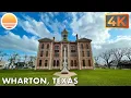 Wharton Texas Drive with me in a Texas town