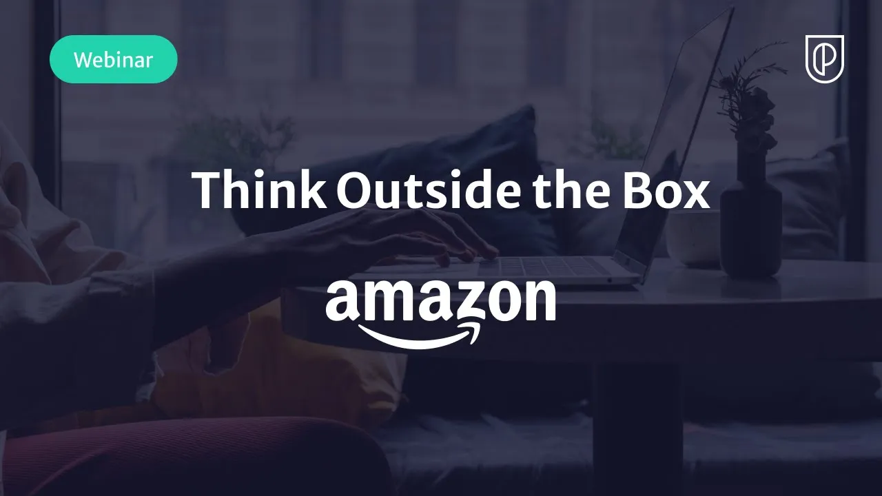 Webinar: Think Outside the Box by Amazon Product Leader, Ziv Snai - YouTube thumbnail