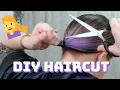 Quarantine Haircut DIY Short Bob Success