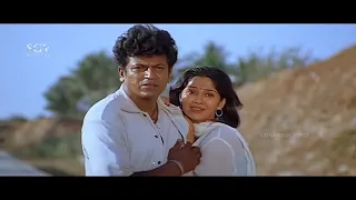shivarajkumar chases train to save lover from rowdies shriram kannada movie part 4