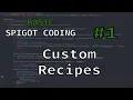 Spigot coding Explosive bow with custom recipe 1 19