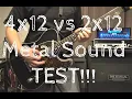 Cabinet 4x12 vs 2x12 Comparison Metal