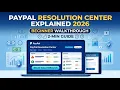 PayPal Resolution Center Explained 2026 Website Walkthrough Beginner Guide 2 Min