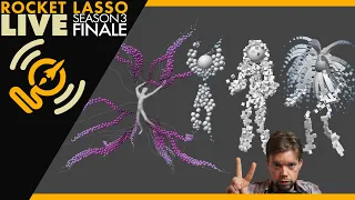 Rocket Lasso Live S3 Ep 34 Season Finale Rigging Splines and Dynamics