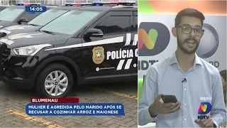 Mulher é agredida pelo marido após se recusar a cozinhar arroz e maionese