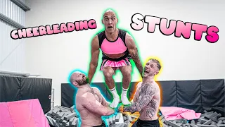 Download Trying to be a Cheerleading Flyer - Stunts and Fails MP3